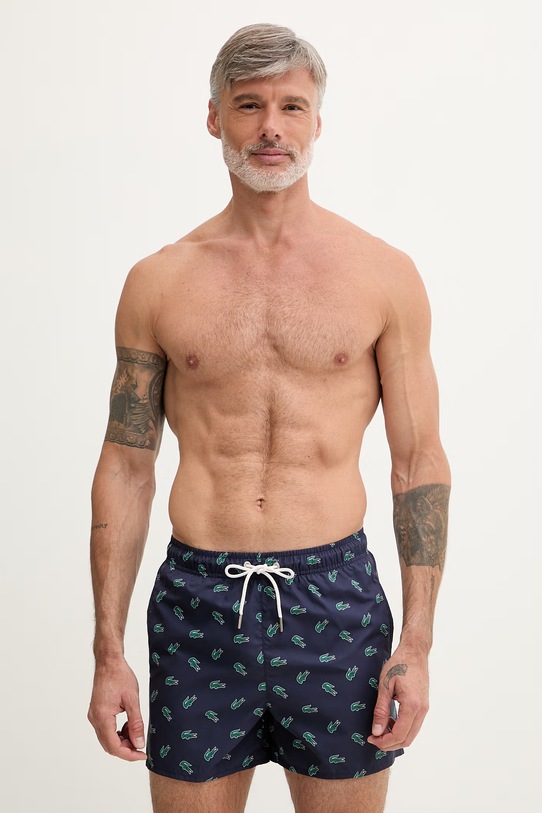 Lacoste szorty kąpielowe męskie granatowy MH7188