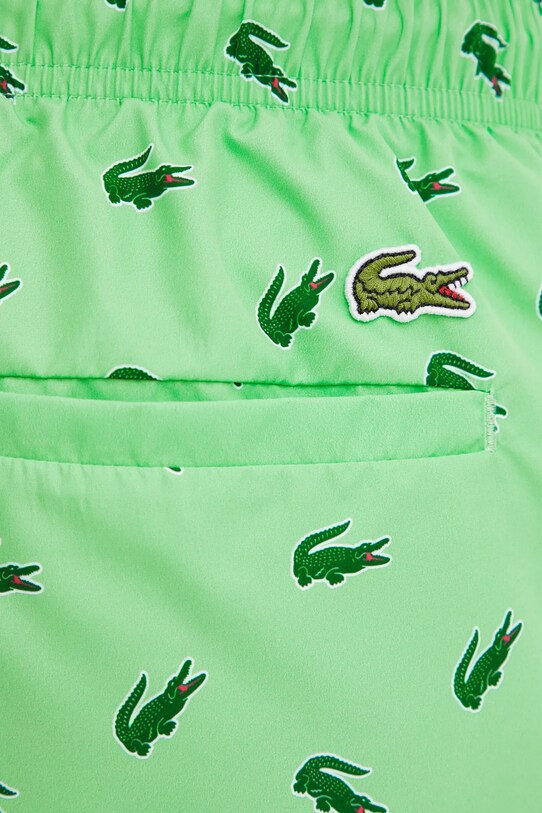 Plavkové šortky Lacoste zelená MH7188