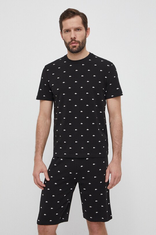Pyžamo Lacoste 4H3304 černá SS24