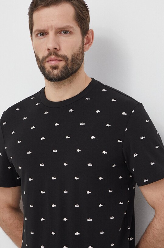 Pyžamo Lacoste černá 4H3304