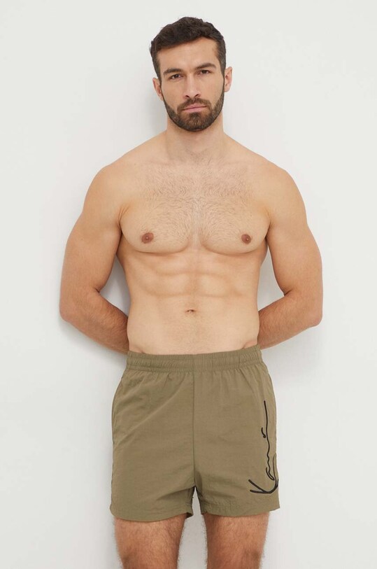 Karl Kani pantaloni scurti de baie verde 6055619