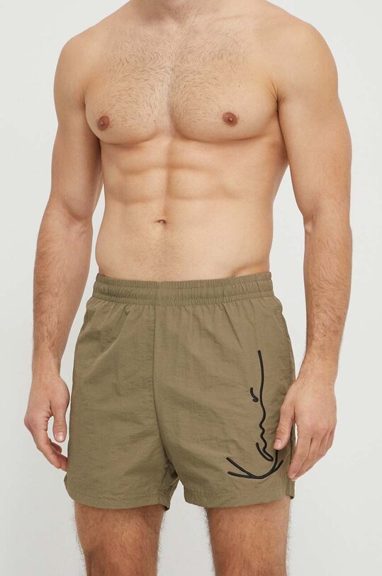Karl Kani pantaloni scurti de baie 6055619 verde SS24