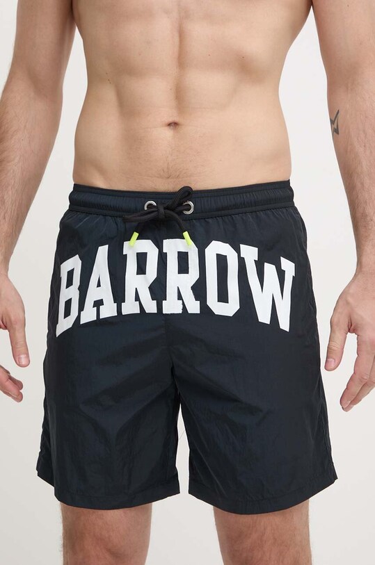 Barrow pantaloni scurti de baie S4BWMASS157 negru SS24