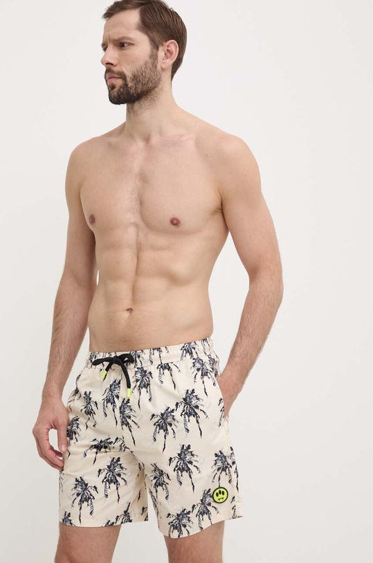 Barrow pantaloni scurti de baie S4BWMASS159 bej SS24