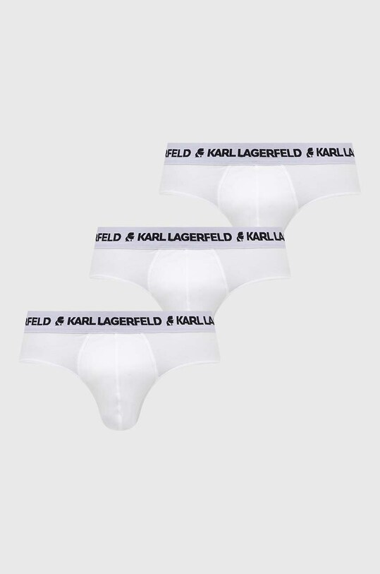 Слипы Karl Lagerfeld 3 шт меланж белый 240M2111