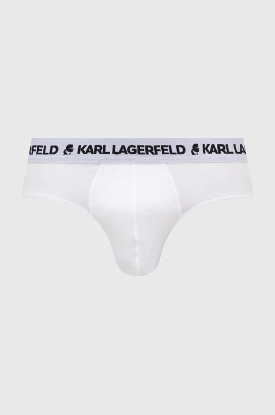 Karl Lagerfeld slipy 3-pack 240M2111 biały SS24