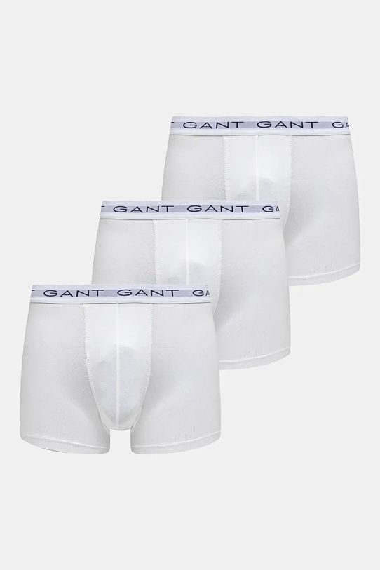 Boxerky Gant 3-pak pletenina biela 900013004