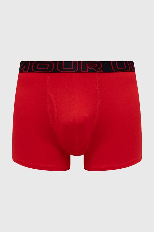 Boxerky Under Armour 3-pak 25UUSHJ093 červená AW24
