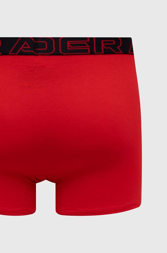 Boxerky Under Armour 3-pak 25UUSHJ093 červená