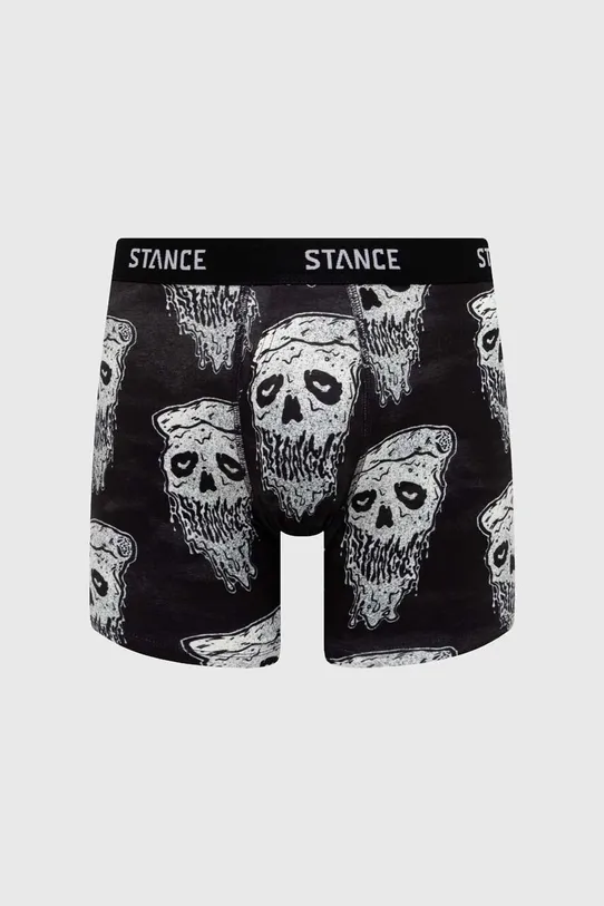 Stance bokserki Pizza Face Boxer Brief dzianina czarny M803A24PIZ