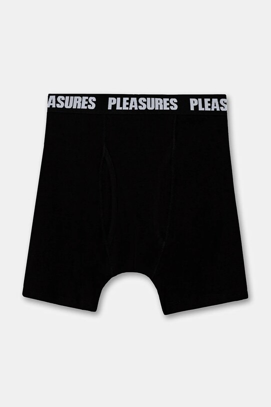 Bavlněné boxerky PLEASURES Boxer Briefs 2-pack P24SP073.BLACK černá SS24