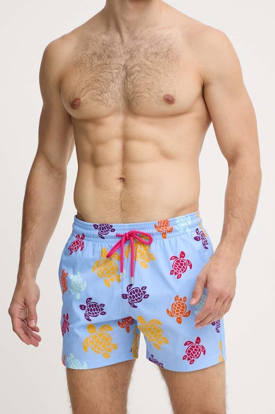 Vilebrequin pantaloni scurti de baie MOORISE MSOAF136 albastru SS26