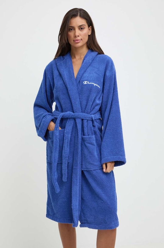 Champion halat de baie din bumbac bumbac albastru 805922