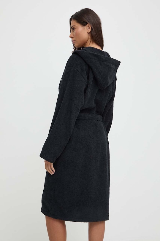 Champion halat de baie din bumbac 805922 negru SS24