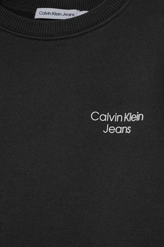 CHLAPEC Dětská mikina Calvin Klein Jeans IB0IB01292.128.176.PPYH černá