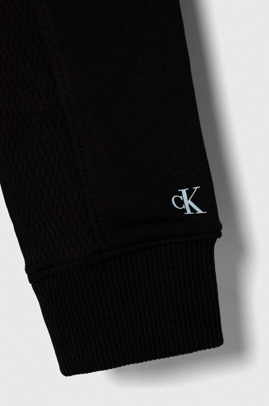 Chlapec Detská bavlnená mikina Calvin Klein Jeans IB0IB01944.PPYH modrá
