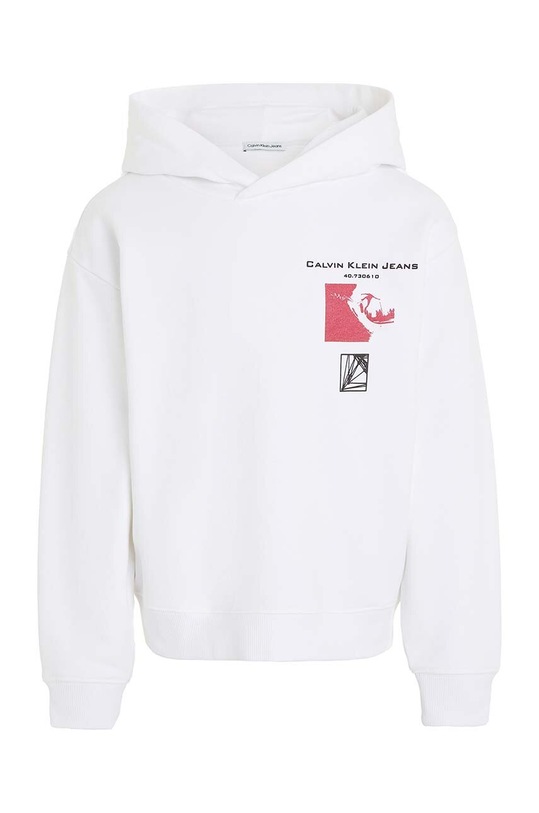 Дитяча кофта Calvin Klein Jeans IB0IB01947.PPYH білий SS24