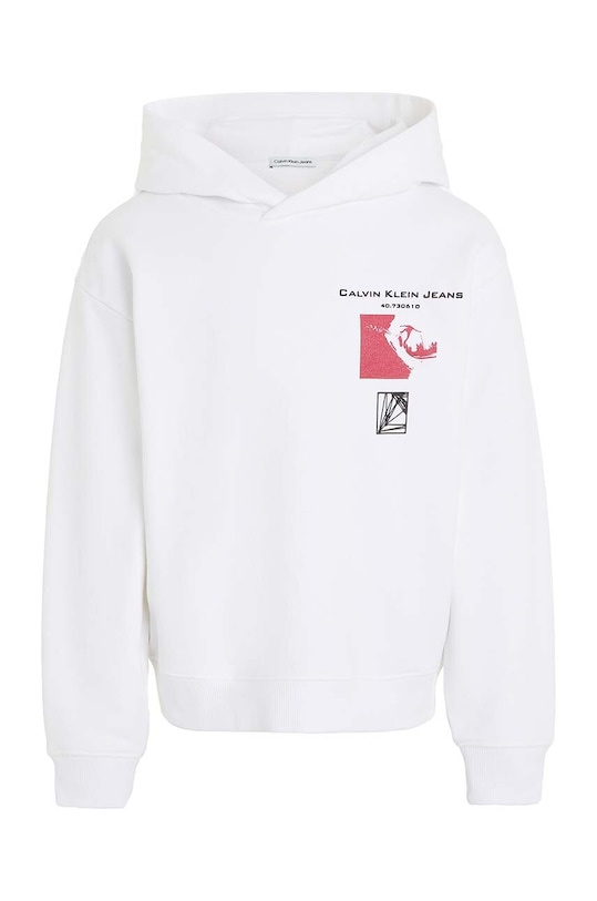 Дитяча кофта Calvin Klein Jeans IB0IB01947.PPYH білий SS24