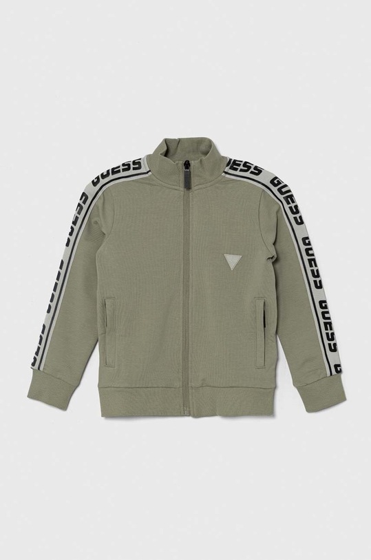 Παιδική μπλούζα Guess χωρίς κουκούλα πράσινο L2YQ47.K6ZS1.PPYH