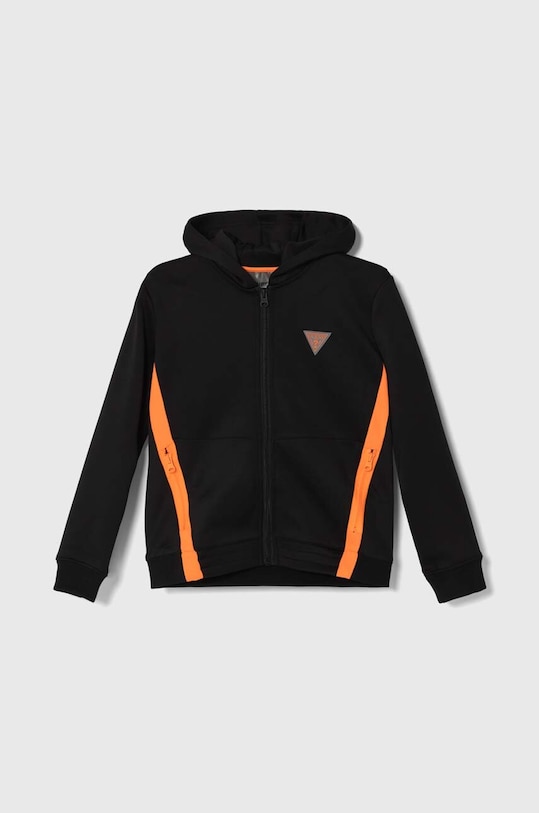 Детски суичър Guess изчистен черен L4RQ08.KB212.PPYH