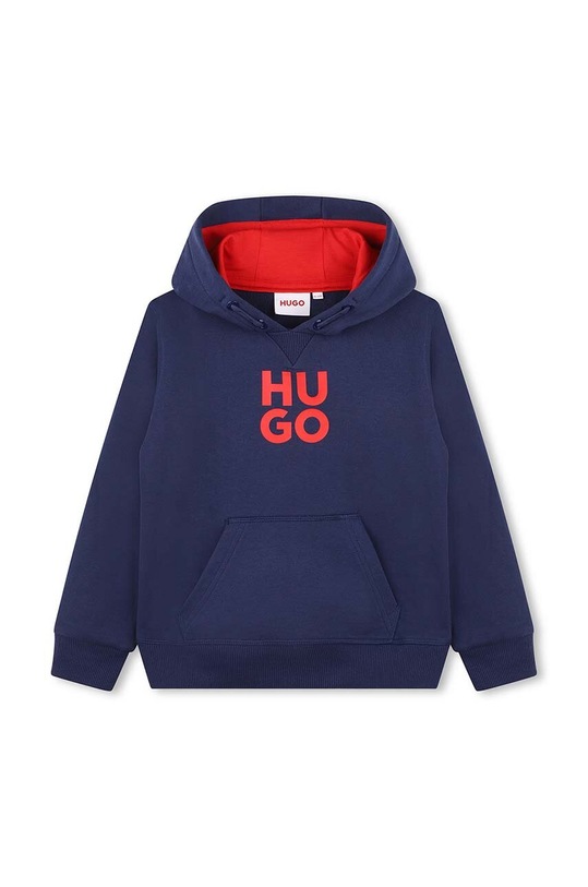 HUGO bluza dziecięca z kapturem granatowy G00022.162.174