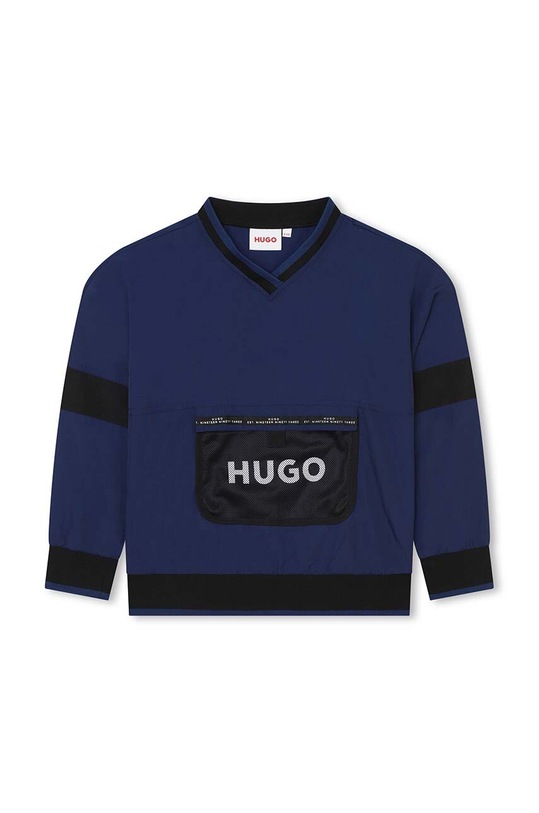 HUGO bluza dziecięca G00024.114.150 granatowy SS24