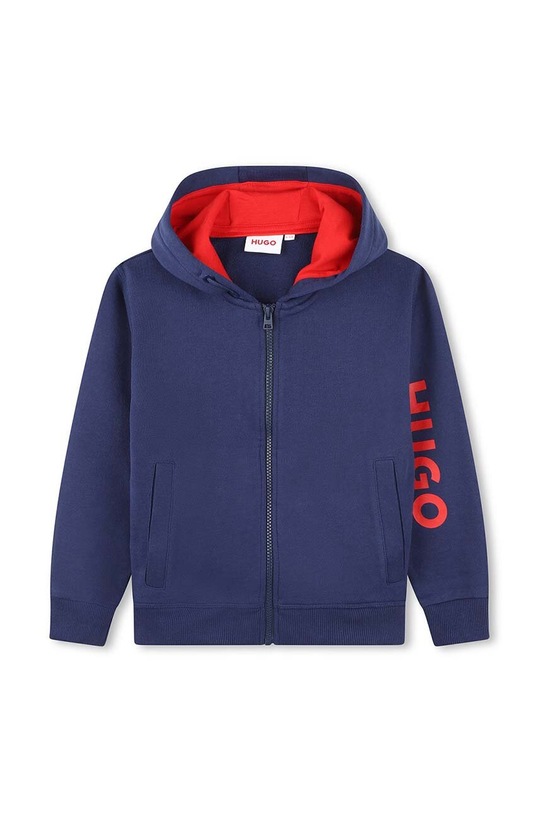 Detská mikina HUGO s kapucňou tmavomodrá G00030.114.150