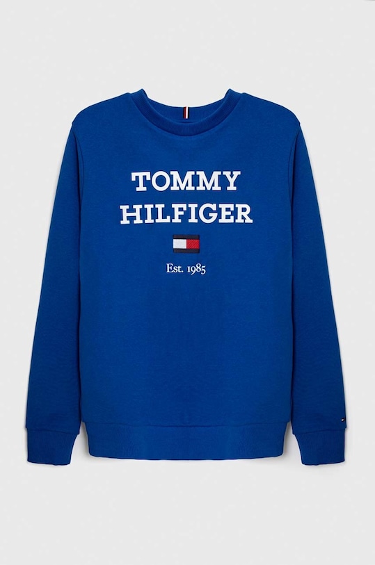 Tommy Hilfiger bluza copii print albastru KB0KB08713.128.176.PPYH