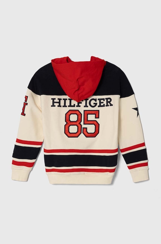 Dětská bavlněná mikina Tommy Hilfiger KB0KB08716.PPYH béžová SS24