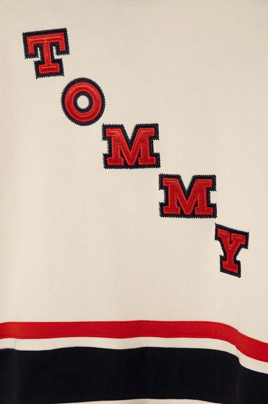 CHLAPEC Dětská bavlněná mikina Tommy Hilfiger KB0KB08716.PPYH béžová