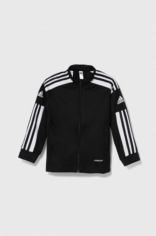 Dětská mikina adidas Performance SQ21 TR JKT Y nášivka černá GK9542