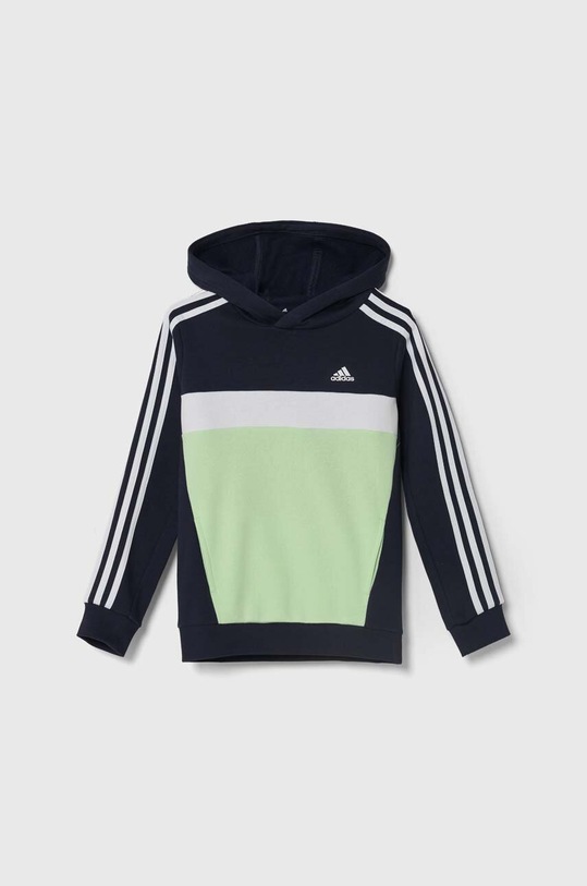 Dětská mikina adidas nášivka zelená IV5311