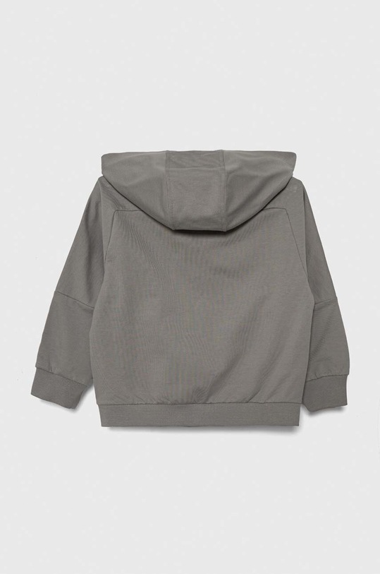 Otroški bombažen pulover EA7 Emporio Armani 3DBM61.BJ05Z siva SS24
