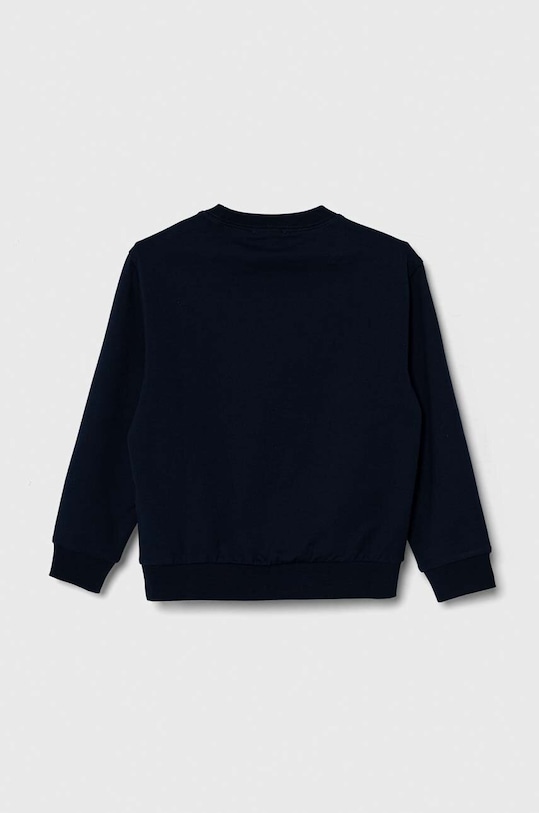 Otroški bombažen pulover EA7 Emporio Armani 3DBM62.BJ05Z mornarsko modra SS24