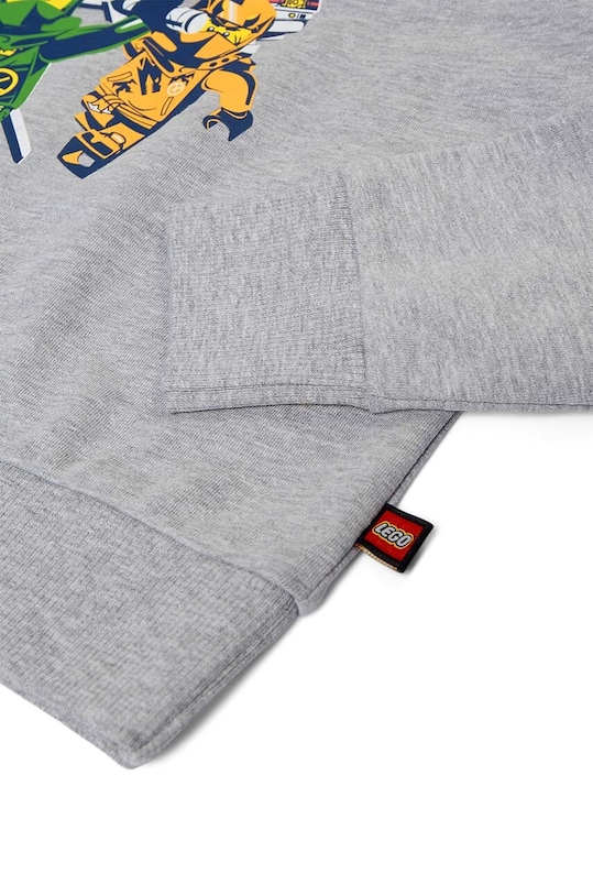 Lego bluza bawełniana dziecięca szary 12011260