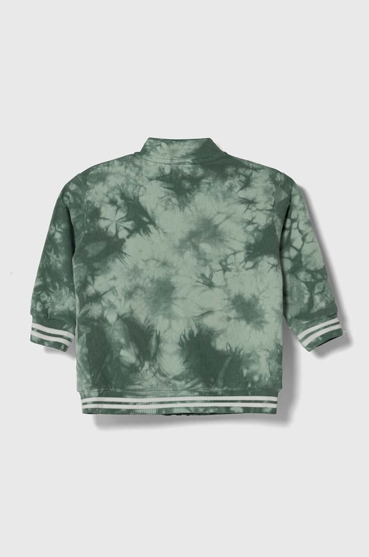 Дитяча бавовняна кофта United Colors of Benetton 3EM5G502X.P.Seasonal зелений SS24