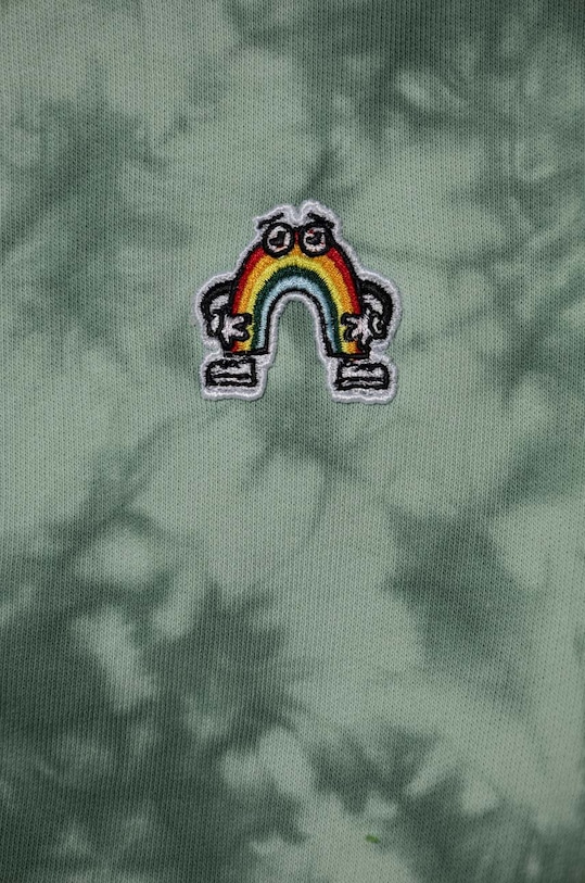 Хлопчик Дитяча бавовняна кофта United Colors of Benetton 3EM5G502X.P.Seasonal зелений