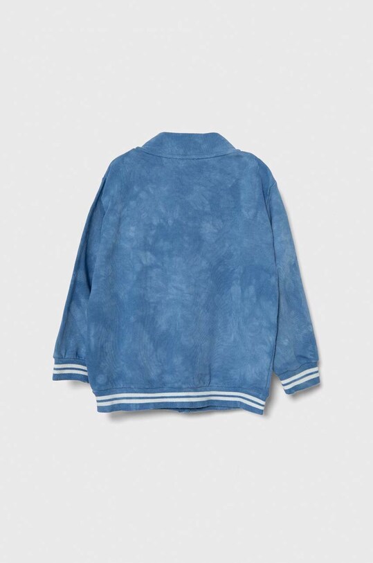 Детская хлопковая кофта United Colors of Benetton 3EM5G502X.P.Seasonal голубой SS24