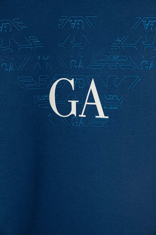 Chłopiec Emporio Armani bluza bawełniana dziecięca 3D4MJA.4J5TZ niebieski