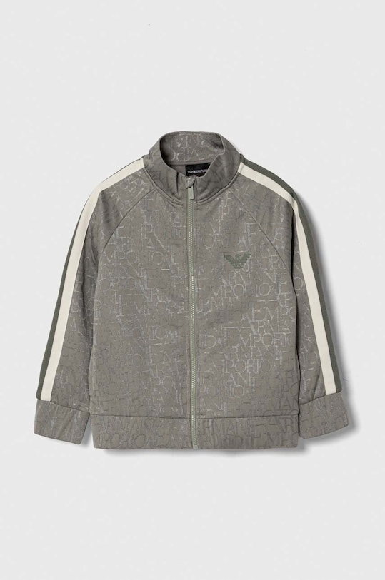 Detská mikina Emporio Armani bez kapucne sivá 3D4BJ6.1JMSZ
