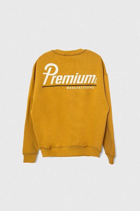 United Colors of Benetton bluza bawełniana dziecięca 3J68C10HO.G.Seasonal żółty SS24