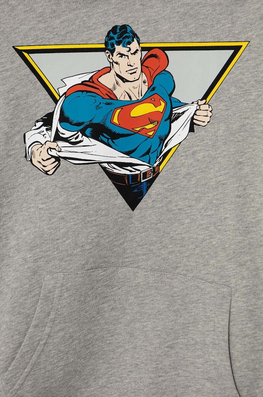 Хлопчик Дитяча бавовняна кофта United Colors of Benetton x DC 3J68C203M.G.Seasonal сірий