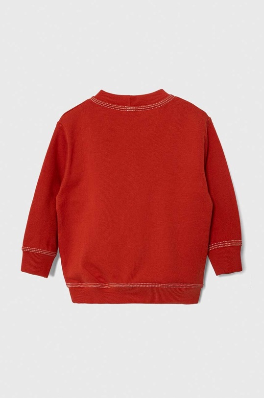 United Colors of Benetton bluza bawełniana dziecięca 3J68G10D9.P.Seasonal czerwony SS24
