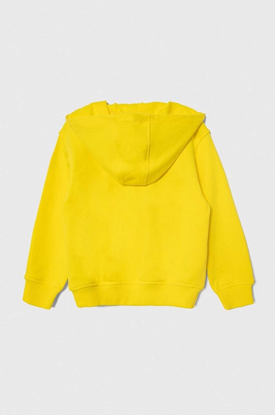 United Colors of Benetton bluza bawełniana dziecięca 3J68G200N.P.Seasonal żółty SS24