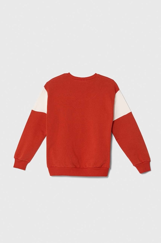 Dětská bavlněná mikina United Colors of Benetton 3J70C10HW.G.Seasonal červená SS24