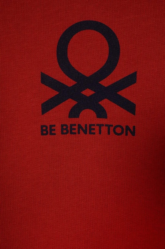 Chłopiec United Colors of Benetton bluza bawełniana dziecięca 3J70G10CW.P.Seasonal czerwony