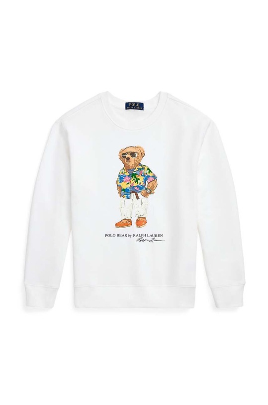 Polo Ralph Lauren bluza bawełniana dziecięca nadruk biały 323919722008