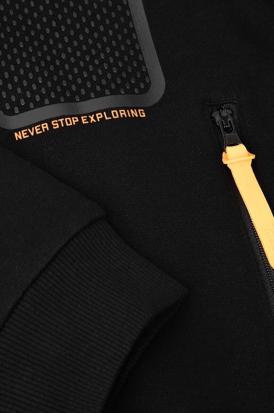 Coccodrillo gyerek melegítőfelső pamutból fekete WC4132201DEK