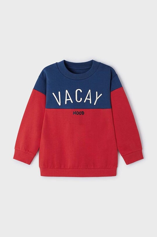 Mayoral felpa per bambini 3484.5J.Mini.PPYH rosso SS24