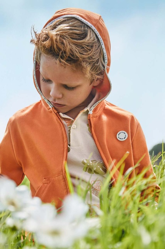 Mayoral bluza dziecięca 3490.5F.Mini.PPYH pomarańczowy